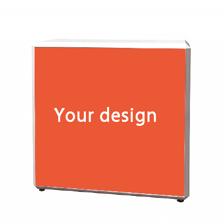 Reception desk sticker